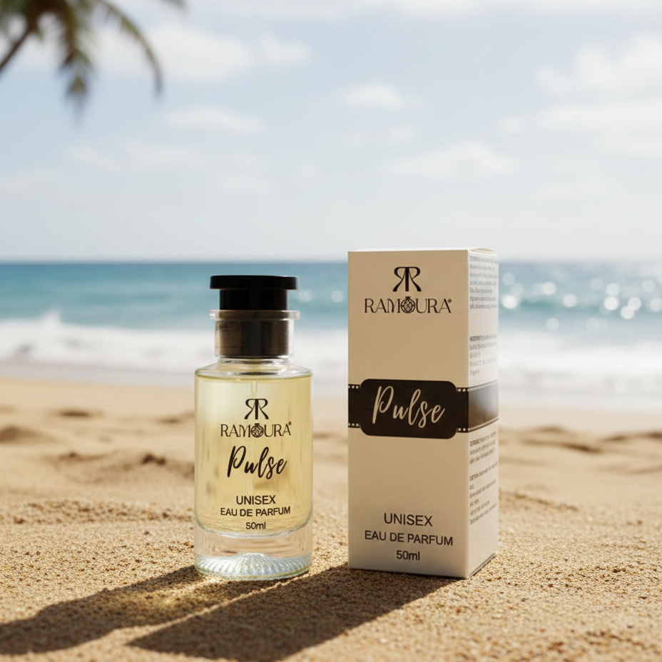 Ramoura Pulse – Unisex Eau de Parfum | Fresh Aquatic • Cool Mint • Warm Woods | 50 ml