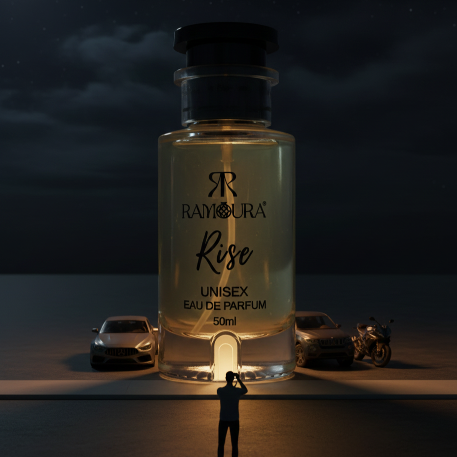 Ramoura Rise – Unisex Eau de Parfum | Fruity Brightness • Creamy Vanilla • Warm Gourmand | 50 ml