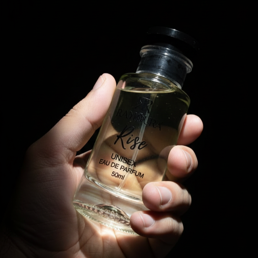 Ramoura Rise – Unisex Eau de Parfum | Fruity Brightness • Creamy Vanilla • Warm Gourmand | 50 ml