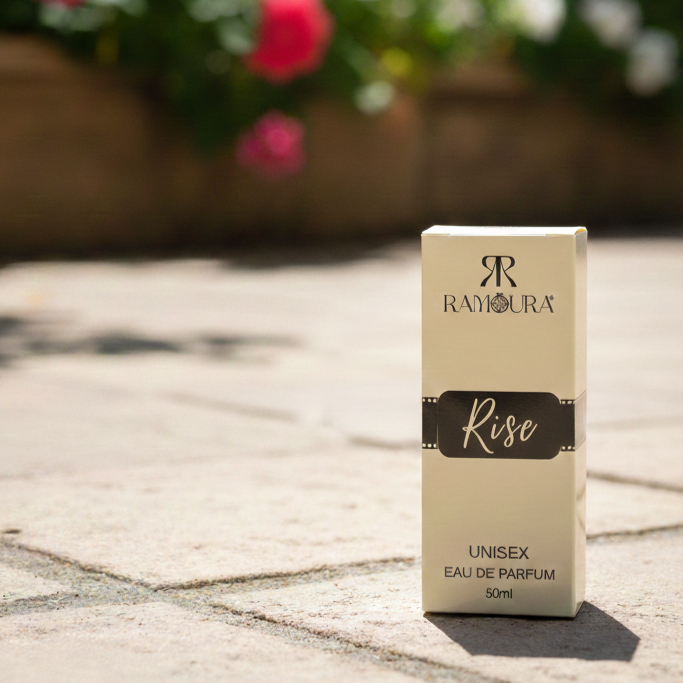 Ramoura Rise – Unisex Eau de Parfum | Fruity Brightness • Creamy Vanilla • Warm Gourmand | 50 ml