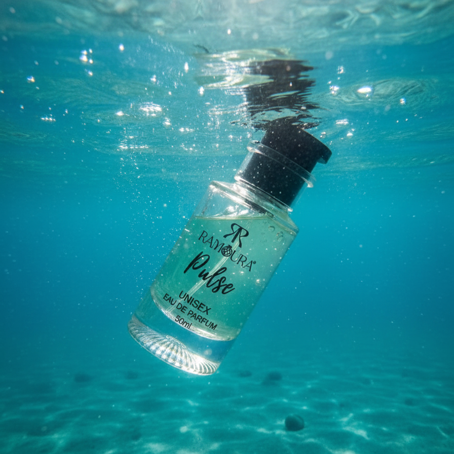 Ramoura Pulse – Unisex Eau de Parfum | Fresh Aquatic • Cool Mint • Warm Woods | 50 ml