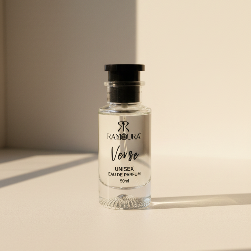 Ramoura Verse – Unisex Eau de Parfum | Fresh Fruity • White Florals • Soft Woods | 50 ml