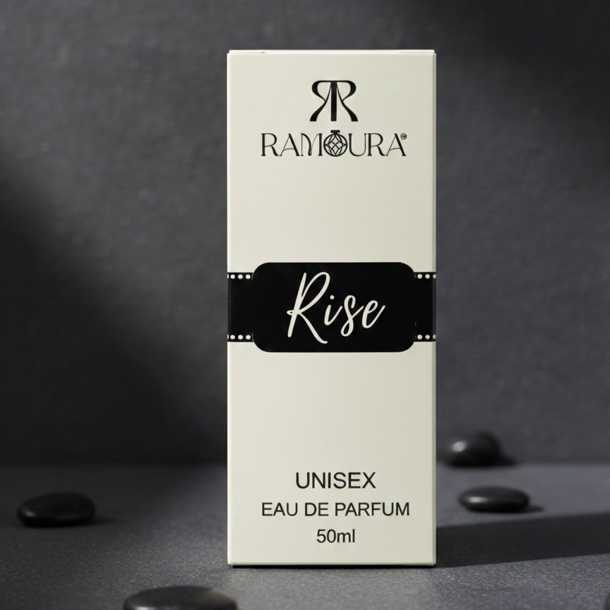 Ramoura Rise – Unisex Eau de Parfum | Fruity Brightness • Creamy Vanilla • Warm Gourmand | 50 ml