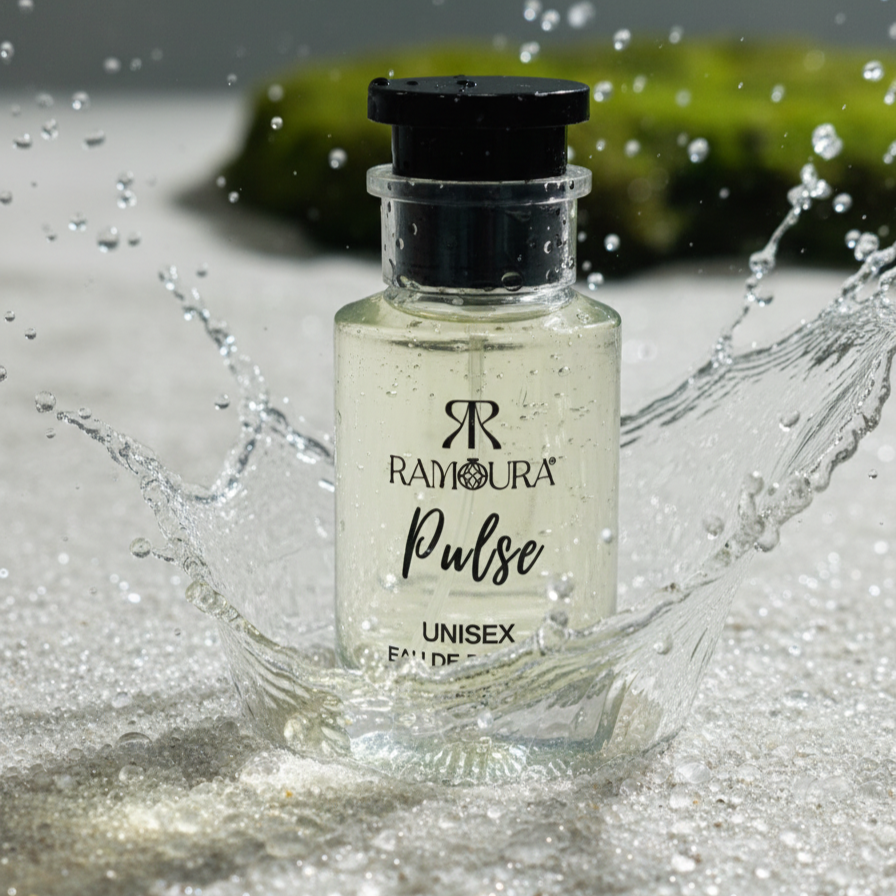 Ramoura Pulse – Unisex Eau de Parfum | Fresh Aquatic • Cool Mint • Warm Woods | 50 ml