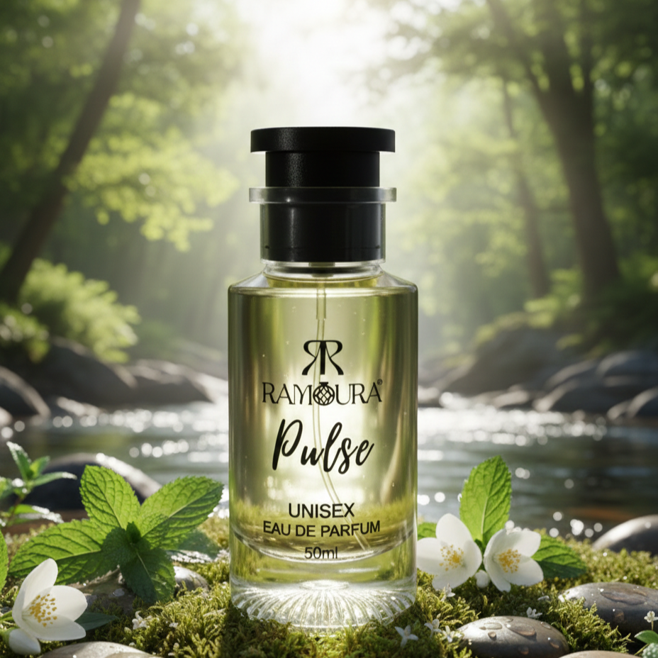 Ramoura Pulse – Unisex Eau de Parfum | Fresh Aquatic • Cool Mint • Warm Woods | 50 ml