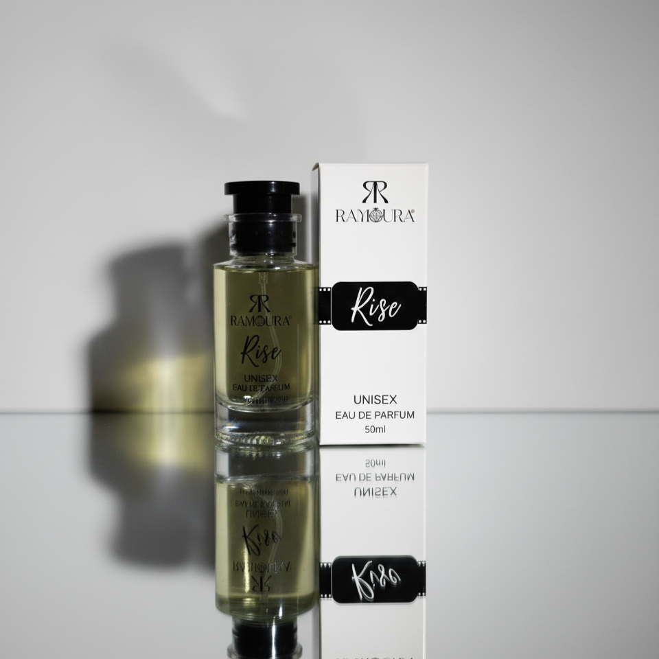 Ramoura Rise – Unisex Eau de Parfum | Fruity Brightness • Creamy Vanilla • Warm Gourmand | 50 ml