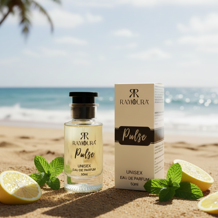 Ramoura Pulse – Unisex Eau de Parfum | Fresh Aquatic • Cool Mint • Warm Woods | 50 ml